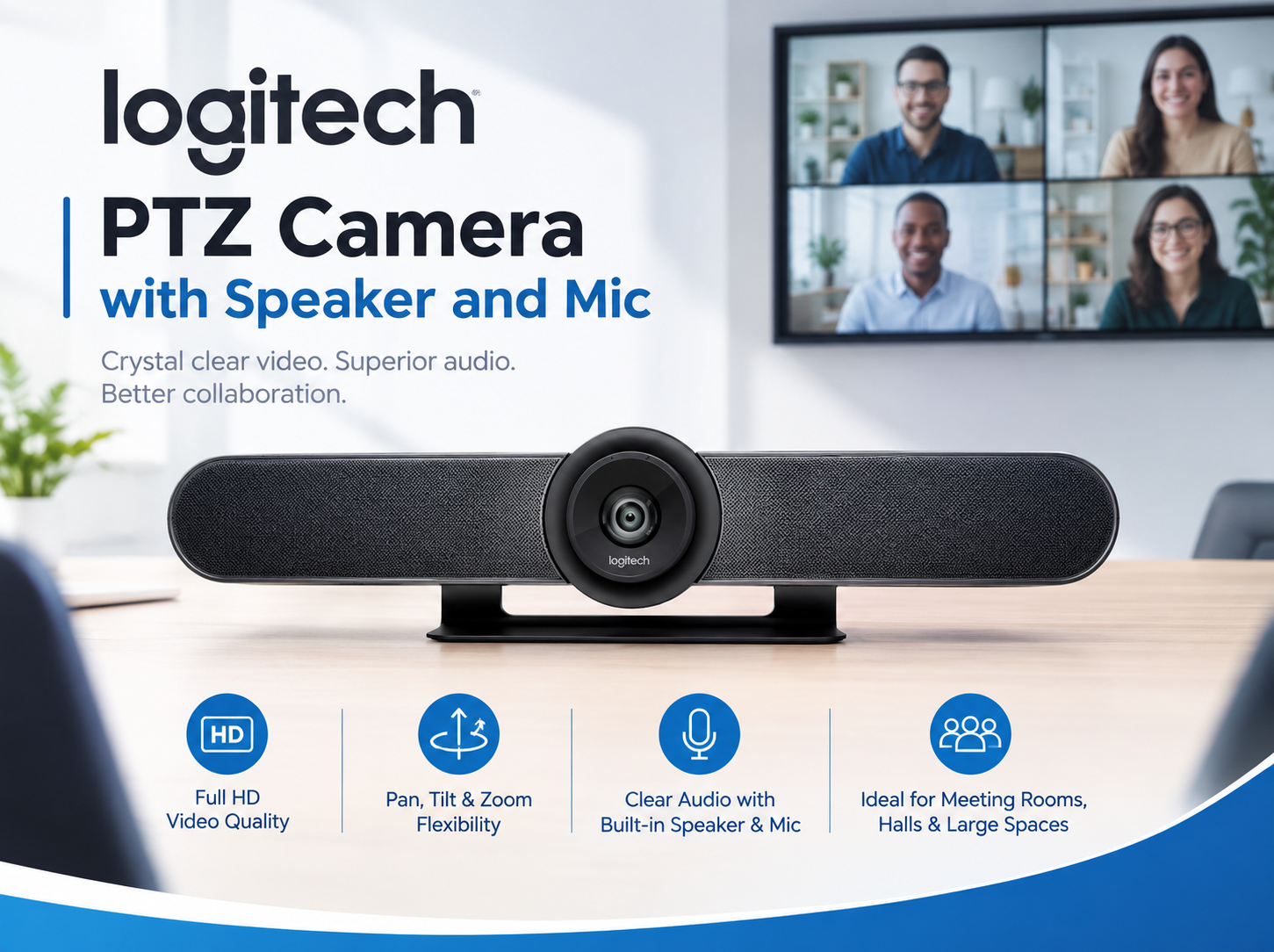 Logitech PTZ Camera Purchase Kerala